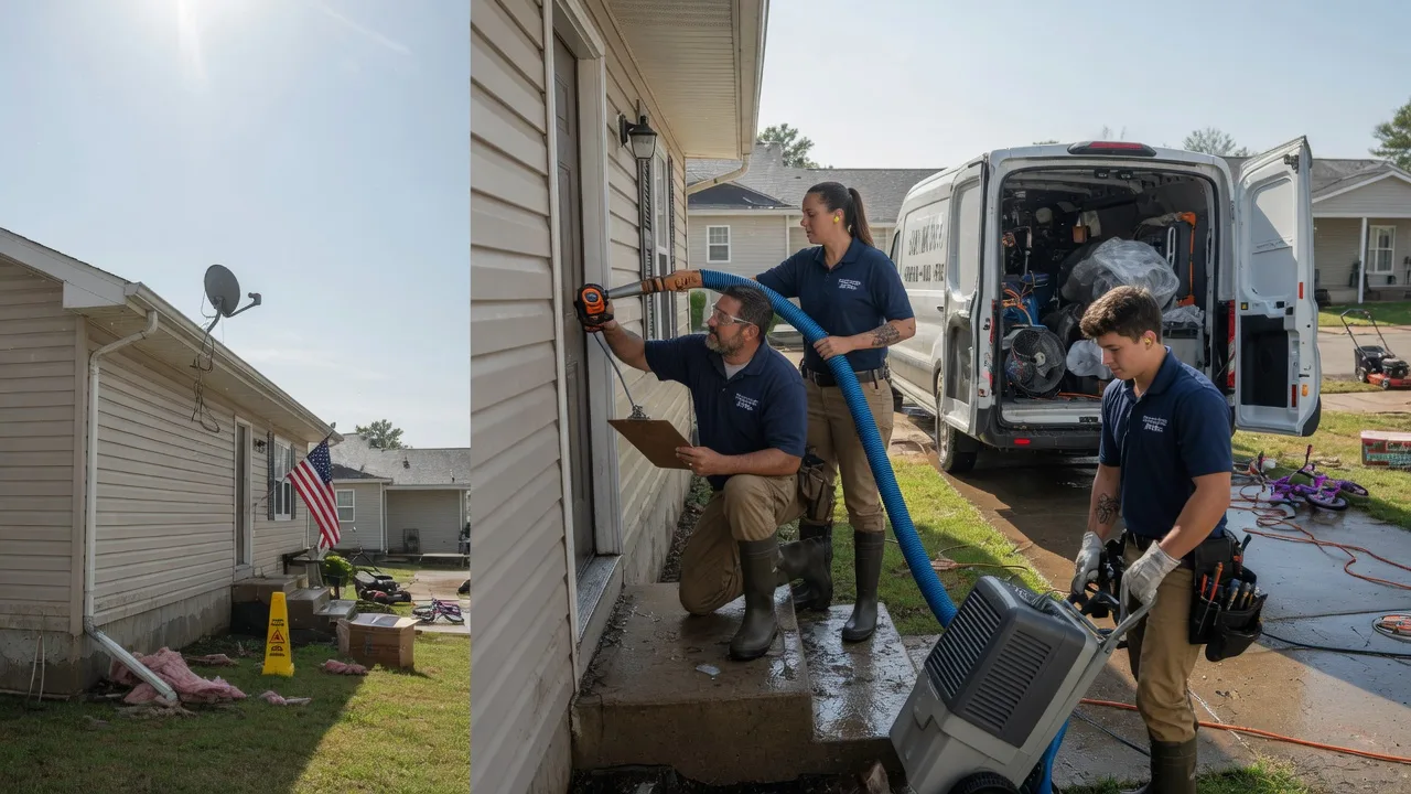 Ceiling Water Damage Restoration in Pittsburg, MO near me